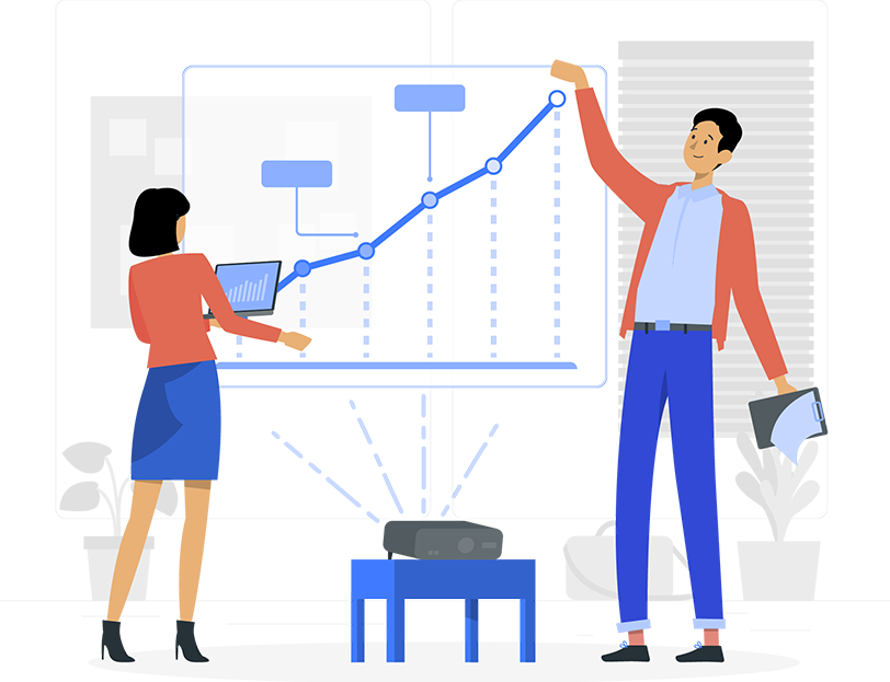 业务增长示意图 - SEO代理服务助力企业发展