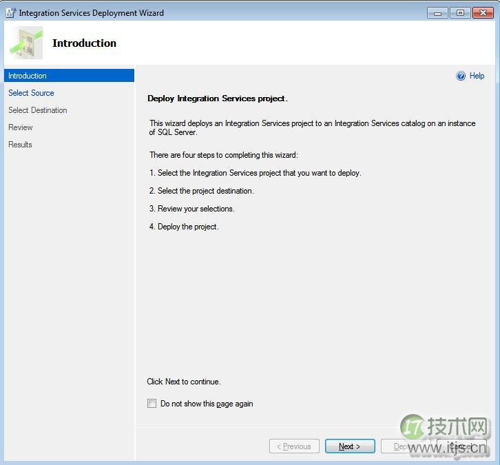 SSIS 2012 项目部署与包部署模型对比(图2)