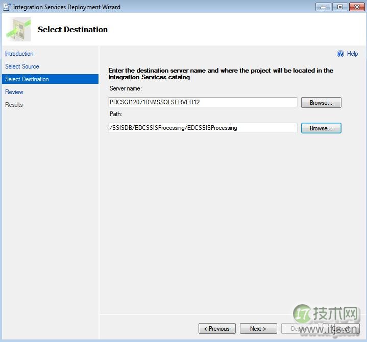 SSIS 2012 项目部署与包部署模型对比(图4)