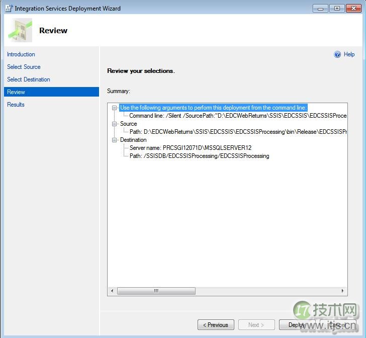 SSIS 2012 项目部署与包部署模型对比(图5)