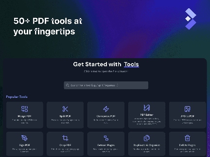 开源PDF工具箱告别付费套路|隐私安全全攻略(图1) 开源PDF工具箱告别付费套路|隐私安全全攻略(图1)