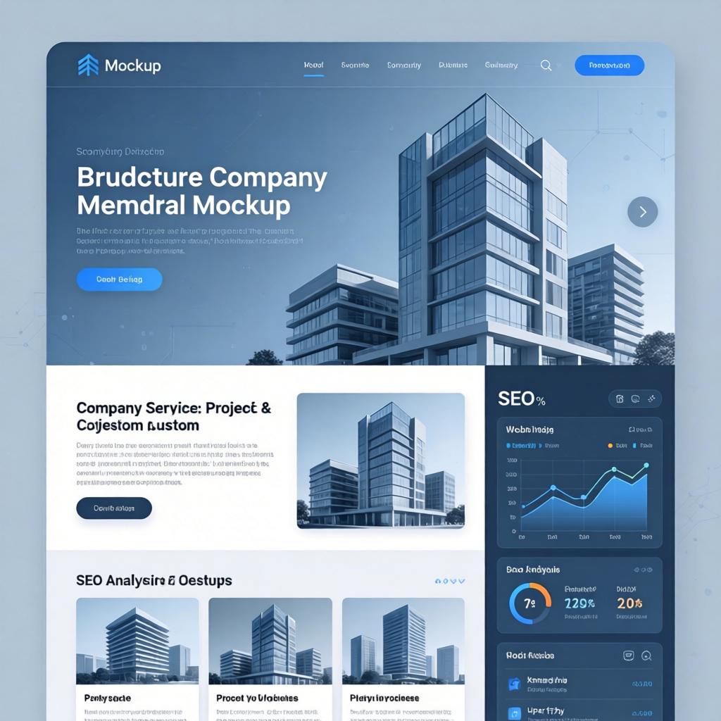 建筑公司网站建设模板推荐及定制方案(图2)