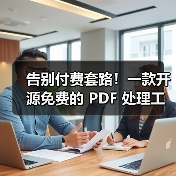 告别付费套路!一款开源免费的 PDF 处理工具箱! 告别付费套路!一款开源免费的 PDF 处理工具箱!