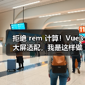 拒绝 rem 计算!Vue3 大屏适配,我是这样做的 拒绝 rem 计算!Vue3 大屏适配,我是这样做的