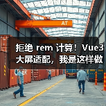 拒绝 rem 计算!Vue3 大屏适配,我是这样做的 拒绝 rem 计算!Vue3 大屏适配,我是这样做的