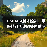 Content版本控制:掌握修订历史的秘密武器(图3) Content版本控制:掌握修订历史的秘密武器(图3)