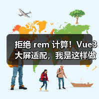 拒绝 rem 计算!Vue3 大屏适配,我是这样做的(图3) 拒绝 rem 计算!Vue3 大屏适配,我是这样做的(图3)