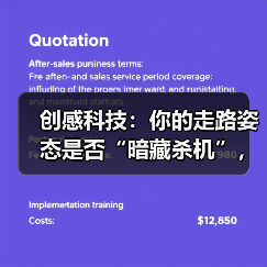 创感科技:你的走路姿态是否“暗藏杀机”,用这个AI产品一测便知(图4) 创感科技:你的走路姿态是否“暗藏杀机”,用这个AI产品一测便知(图4)