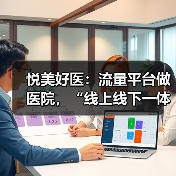 悦美好医：流量平台做医院，“线上线下一体化”核心逻辑全解析（图2）