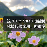 这 10 个 Vue3 性能优化技巧很实用,但很多项目都没用上(图4) 这 10 个 Vue3 性能优化技巧很实用,但很多项目都没用上(图4)