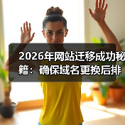 2026年网站迁移成功秘籍:确保域名更换后排名稳如泰山(图2) 2026年网站迁移成功秘籍:确保域名更换后排名稳如泰山(图2)