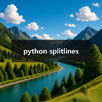 python splitlines(图1) python splitlines(图1)