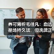 养可肾析毛佳凡:血透是场持久战,但洗牌正来临(图1) 养可肾析毛佳凡:血透是场持久战,但洗牌正来临(图1)