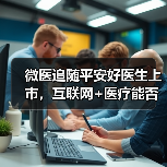 微医追随平安好医生上市,互联网+医疗能否破局医疗供需问题?(图1) 微医追随平安好医生上市,互联网+医疗能否破局医疗供需问题?(图1)