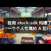我用 stock-sdk 构建了一个个人专属的 A 股行情仪表盘（图3）