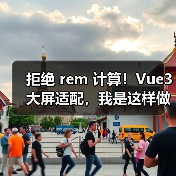拒绝 rem 计算!Vue3 大屏适配,我是这样做的(图4) 拒绝 rem 计算!Vue3 大屏适配,我是这样做的(图4)