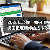 2026年必懂:如何用投资回报证明你的成本效益翻倍提升(图3) 2026年必懂:如何用投资回报证明你的成本效益翻倍提升(图3)