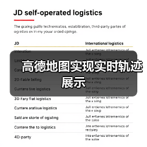 高德地图实现实时轨迹展示（图3）