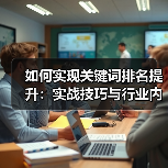如何实现关键词排名提升:实战技巧与行业内幕(图3) 如何实现关键词排名提升:实战技巧与行业内幕(图3)