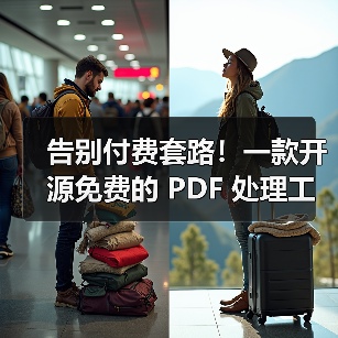 告别付费套路!一款开源免费的 PDF 处理工具箱!(图1) 告别付费套路!一款开源免费的 PDF 处理工具箱!(图1)