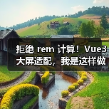 拒绝 rem 计算!Vue3 大屏适配,我是这样做的(图2) 拒绝 rem 计算!Vue3 大屏适配,我是这样做的(图2)