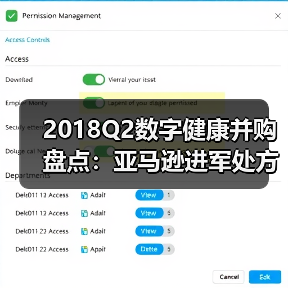 2018Q2数字健康并购盘点:亚马逊进军处方药,诺基亚出售数字健康业务(图2) 2018Q2数字健康并购盘点:亚马逊进军处方药,诺基亚出售数字健康业务(图2)