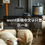 word表格中文字只显示一半(图4) word表格中文字只显示一半(图4)