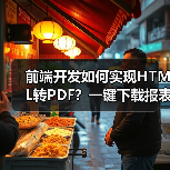 前端开发如何实现HTML转PDF?一键下载报表数据(图1) 前端开发如何实现HTML转PDF?一键下载报表数据(图1)