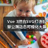 Vue 3结合SVG打造智慧公厕动态可视化大屏