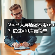 Vue3大屏适配不用rem?试试vfit库更简单(图2) Vue3大屏适配不用rem?试试vfit库更简单(图2)