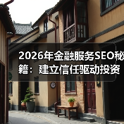 2026年金融服务SEO秘籍:建立信任驱动投资咨询的破局之道(图3) 2026年金融服务SEO秘籍:建立信任驱动投资咨询的破局之道(图3)