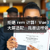 拒绝 rem 计算!Vue3 大屏适配,我是这样做的(图2) 拒绝 rem 计算!Vue3 大屏适配,我是这样做的(图2)