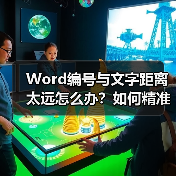 Word编号与文字距离太远怎么办？如何精准调整排版（图4）