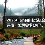 2026年必懂的市场机会评估:破解需求分析与竞争格局的秘籍(图3) 2026年必懂的市场机会评估:破解需求分析与竞争格局的秘籍(图3)