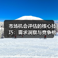 市场机会评估的核心技巧：需求洞察与竞争格局解析 - 推荐阅读文章