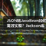 JSON转JavaBean如何高效实现?Jackson库实战教程(图1) JSON转JavaBean如何高效实现?Jackson库实战教程(图1)