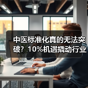 中医标准化真的无法突破?10%机遇撬动行业变革(图3) 中医标准化真的无法突破?10%机遇撬动行业变革(图3)