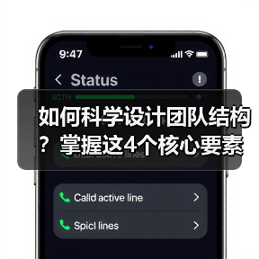 如何科学设计团队结构?掌握这4个核心要素提升效率(图2) 如何科学设计团队结构?掌握这4个核心要素提升效率(图2)