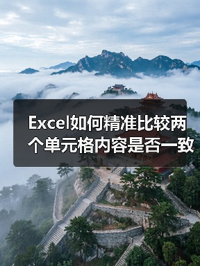 Excel如何精准比较两个单元格内容是否一致？