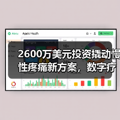 2600万美元投资撬动慢性疼痛新方案，数字疗法如何重塑治疗模