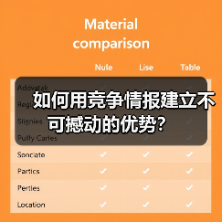 如何用竞争情报建立不可撼动的优势?(图4) 如何用竞争情报建立不可撼动的优势?(图4)