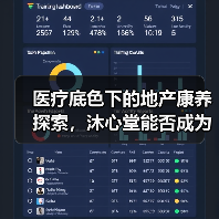 医疗底色下的地产康养探索,沐心堂能否成为行业标杆?(图2) 医疗底色下的地产康养探索,沐心堂能否成为行业标杆?(图2)