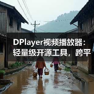 DPlayer视频播放器：轻量级开源工具，跨平台支持弹幕与多格式（图3）