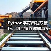 Python字符串截取技巧:切片操作详解与实际应用(图2) Python字符串截取技巧:切片操作详解与实际应用(图2)