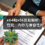 x64和x86区别解析:性能、内存与兼容性对比(图2) x64和x86区别解析:性能、内存与兼容性对比(图2)