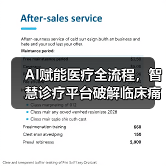 AI赋能医疗全流程,智慧诊疗平台破解临床痛点(图2) AI赋能医疗全流程,智慧诊疗平台破解临床痛点(图2)