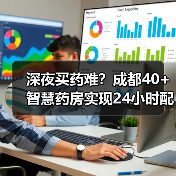 深夜买药难?成都40+智慧药房实现24小时配送(图2) 深夜买药难?成都40+智慧药房实现24小时配送(图2)