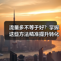 流量多不等于好？掌握这些方法精准提升转化率 - 推荐阅读文章