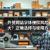 外贸网站字体侵权风险大?正确选择与使用方法全解析(图3) 外贸网站字体侵权风险大?正确选择与使用方法全解析(图3)