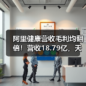 阿里健康营收毛利均翻倍！营收18.79亿，天猫医药馆GMV超250亿（图1）